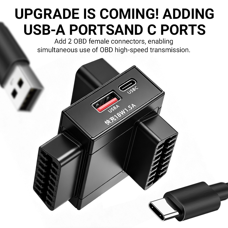 OBD2 Splitter Adapter 1 To 2 w - Car Diagnostic Tool recension och pris