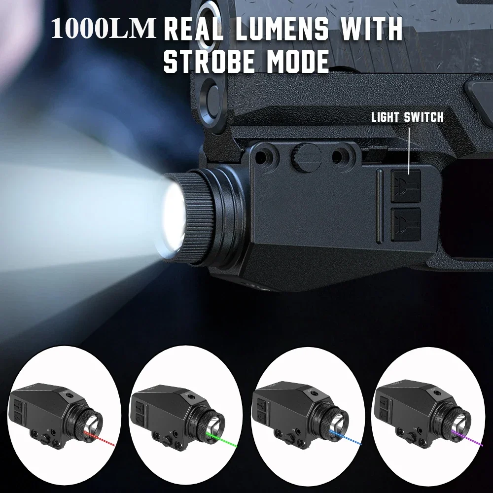 1000LM Tactical LED Flashlight - Timing Light Gun recension och pris