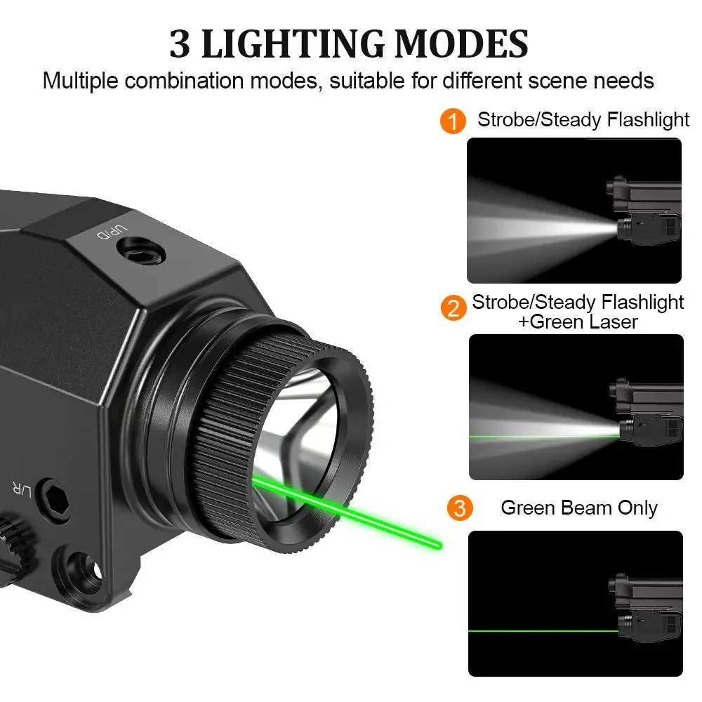 1000LM Tactical LED Flashlight - Timing Light Gun recension och pris