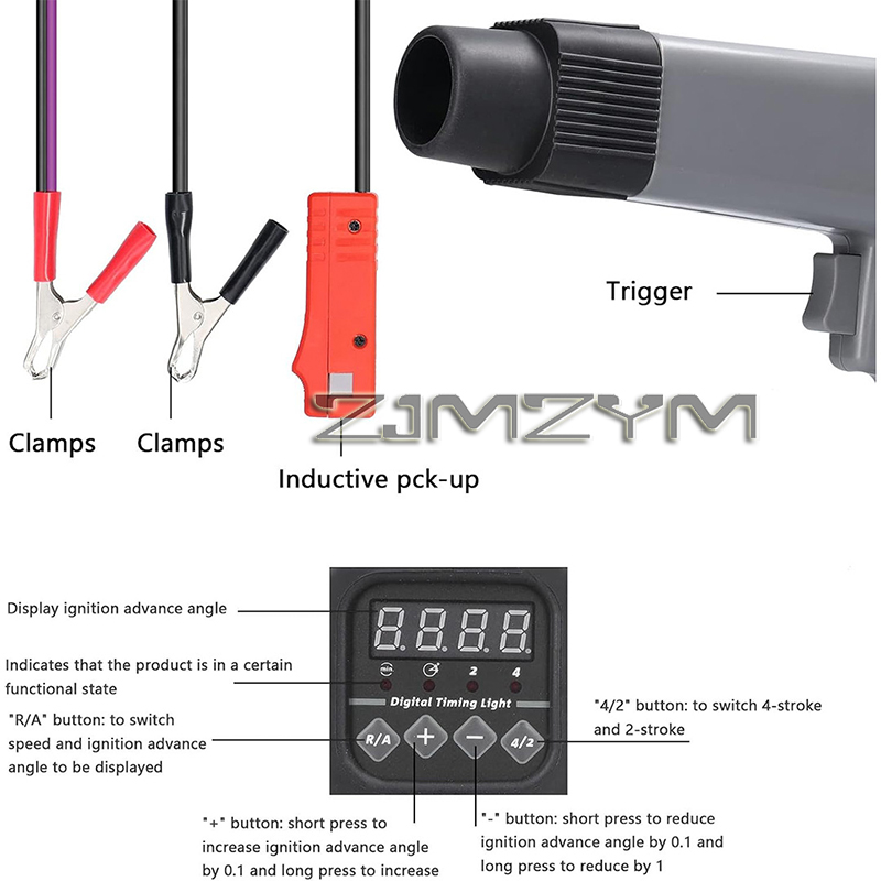 12V Digital Display Ignition T - Timing Light Gun recension och pris