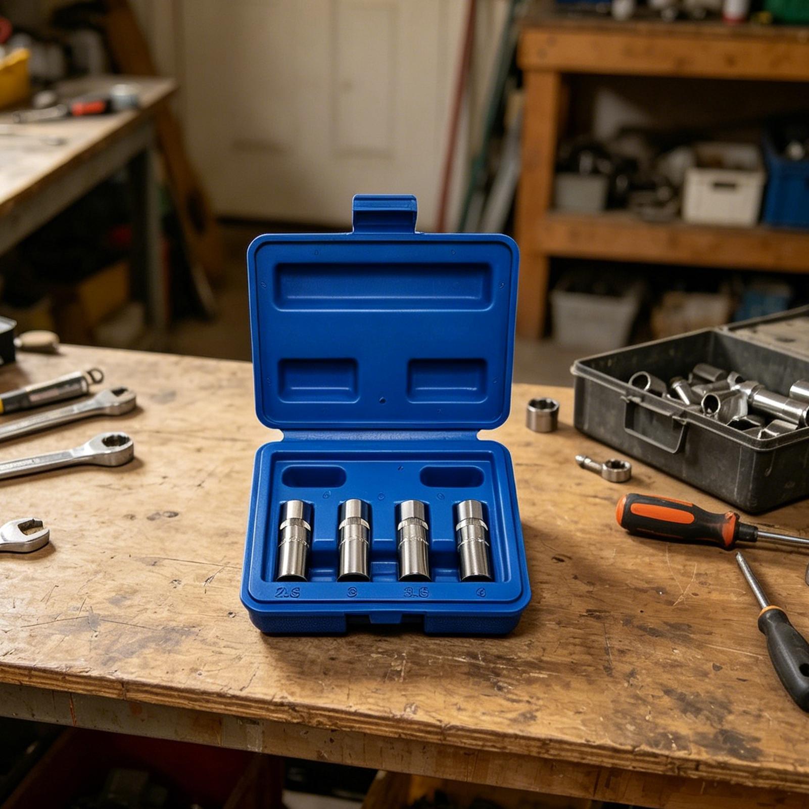 Bolt Extractor Kit 4 Pieces 1/ - Socket Set recension och pris